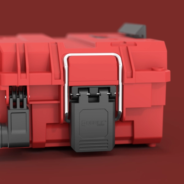 Walizka na narzędzia czerwona Qbrick System Prime Toolbox 150 Vario Red Ultra HD Custom