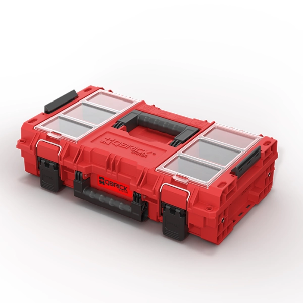 Walizka na narzędzia czerwona Qbrick System Prime Toolbox 150 Profi Red Ultra HD Custom