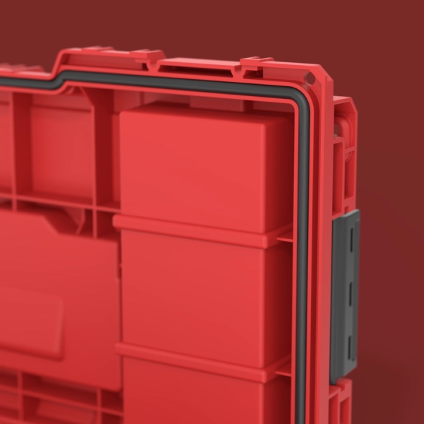 Walizka na narzędzia czerwona Qbrick System Prime Toolbox 150 Profi Red Ultra HD Custom