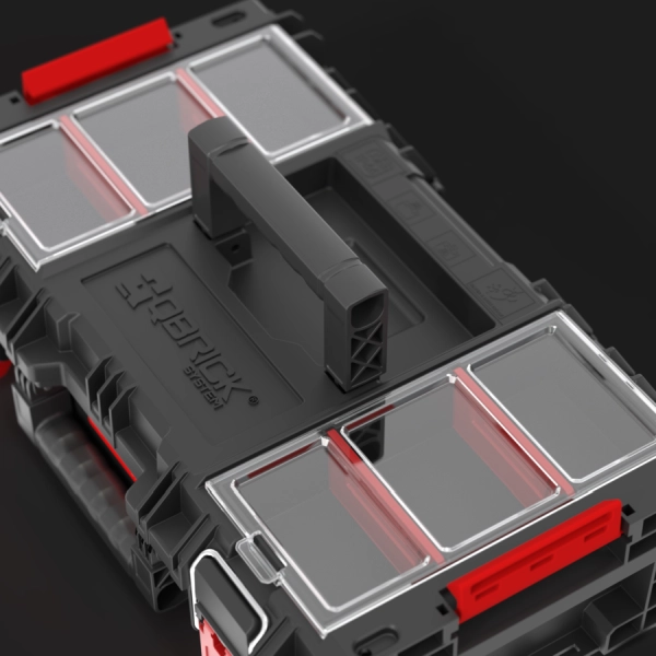 Walizka na narzędzia czarna Qbrick System Prime Toolbox 150 Profi