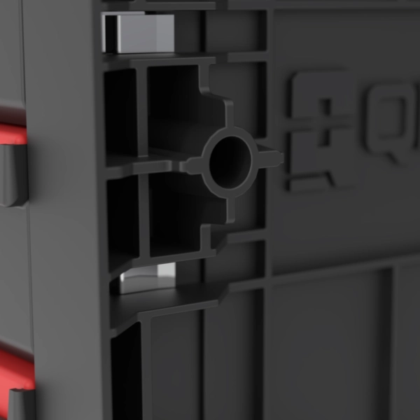 Skrzynka narzędziowa czarna z szufladami Qbrick System Pro Drawer 3 Toolbox 2.0 Basic