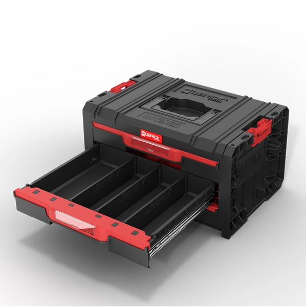 Skrzynka narzędziowa z szufladami czarna Qbrick System Pro Drawer 3 Toolbox 2.0 Basic