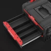 Skrzynka na narzędzia z szufladami czarna Qbrick System Pro Drawer 3 Toolbox 2.0 Basic