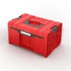 Skrzynka narzędziowa czerwona z szufladą Qbrick System Pro Drawer 1 Toolbox 2.0 Basic Red Ultra HD Custom