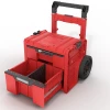 Wózek narzędziowy z szufladami czerwony Qbrick System Pro Cart 2.0 Plus Drawer 2 Red Ultra HD Custom