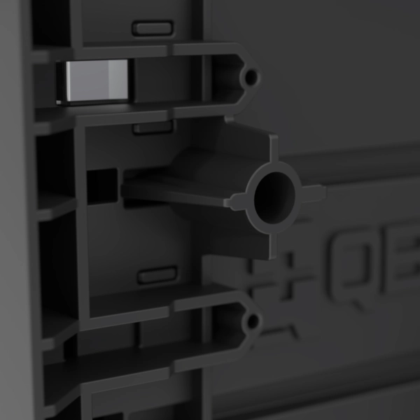 Skrzynia na narzędzia na kółkach z szufladami czarna Qbrick System Pro Cart 2.0 Plus Drawer 2