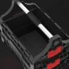 Kosz na narzędzia z rączką czarny Qbrick System Pro Modular Tray