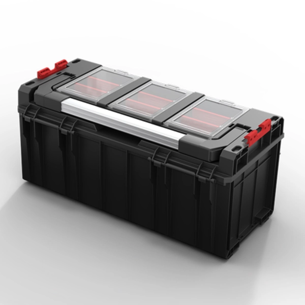 Skrzynka na narzędzia z organizerem czarna Qbrick System Pro 600 Profi