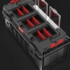 Skrzynka na narzędzia z organizerem czarna Qbrick System Pro 600 Profi