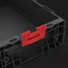 Skrzynka na narzędzia bez pokrywy otwarta czarna Qbrick System Pro Box 130 2.0