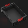 Skrzynka narzędziowa otwarta czarna Qbrick System Pro Box 130 2.0
