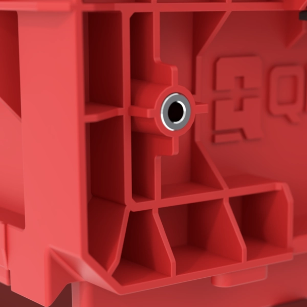 Ekstender - moduł rozszerzający do kosza na narzędzia czerwony Qbrick System Pro Box Extender 2.0 Red Ultra HD Custom