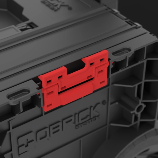 Skrzynka narzędziowa na kółkach czarna Qbrick System Pro Cart 2.0