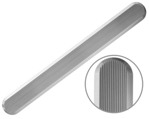 Listwa prowadząca dla niewidomych P1 stal nierdzewna 316L.png