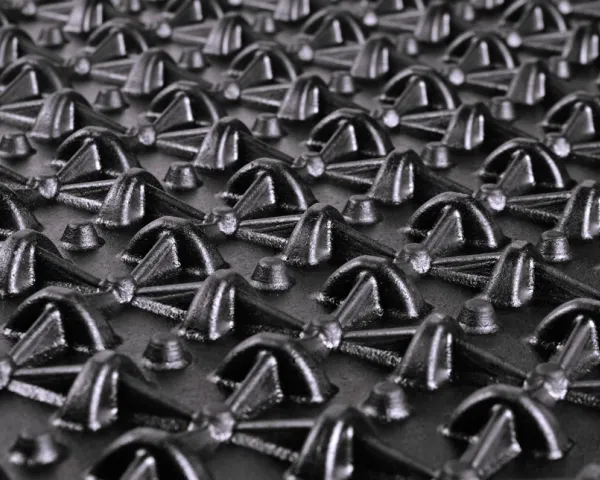 Mata gumowa legowiskowa dla bydła DB 1.4 120x180 cm - powierzchnia spodnia