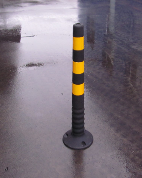 Słupek drogowy 75 cm elastyczny z odblaskami
