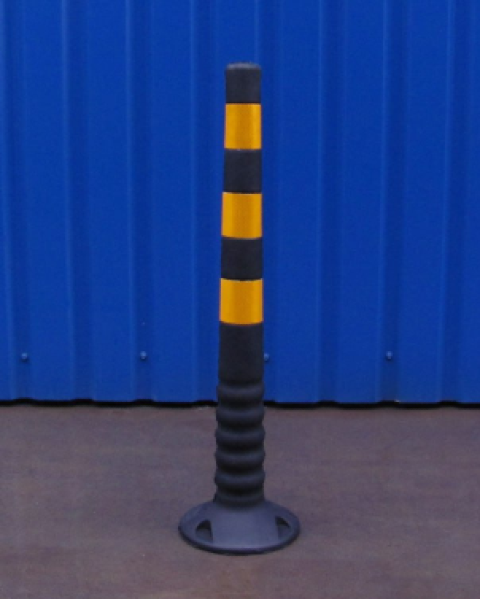 Słupek drogowy 75 cm elastyczny z odblaskami