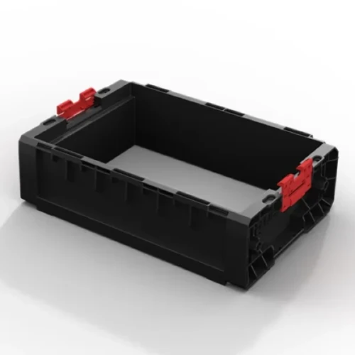 Rama powiększająca do kosza narzędziowego czarna o wymiarach 45 x 31 x 15,1 cm Qbrick System Pro Box Extender 2.0