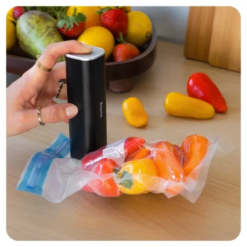 Pompka próżniowa elektryczna bezprzewodowa do żywności Huslog - zastosowanie