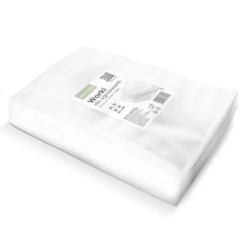 Worki do zgrzewarki próżniowej 15 x 25 cm zestaw 50 sztuk Huslog