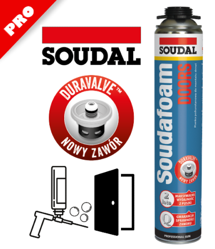 Poliuretanowa pianka montażowa do drzwi Soudafoam Doors