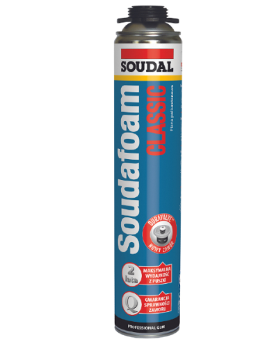 Pistoletowa pianka niskoprężna Soudal Classic Gun 750ml
