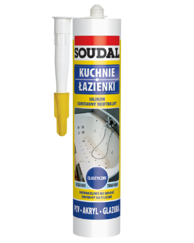 Po terminie Silikon sanitarny biały kuchnie łazienki Soudal