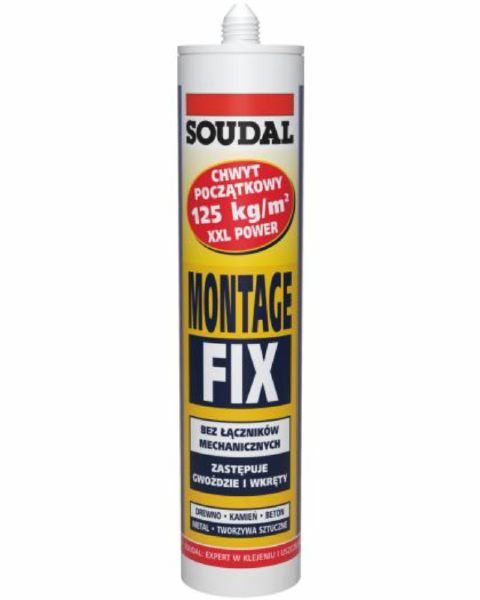 Klej montażowy mocny Soudal Montage Fix 280g