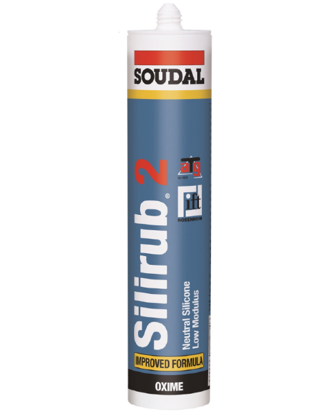 Silikon bezbarwny neutralny Silirub 2 kartusz 300 ml Soudal