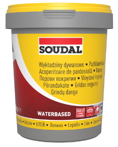 Klej do wykładziny podłogowej wiaderko 1 kg Soudal 26A