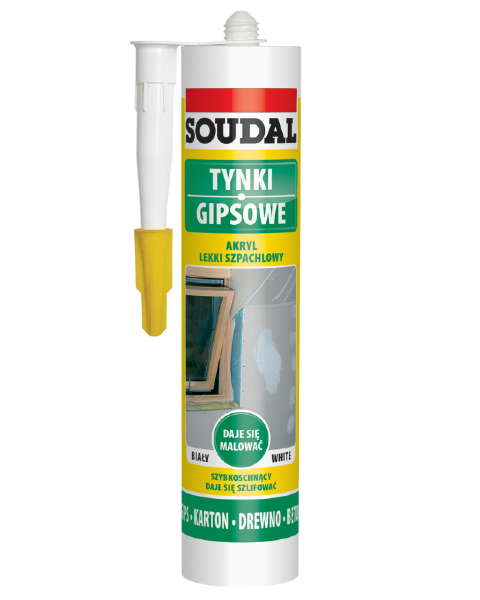 Akryl szpachlowy biały lekki 280 ml Soudal