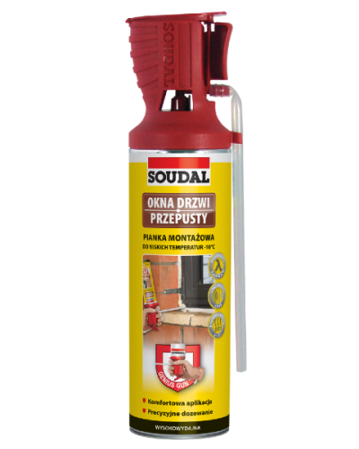 Pianka montażowa zimowa wielokrotnego użytku Soudal 500ml