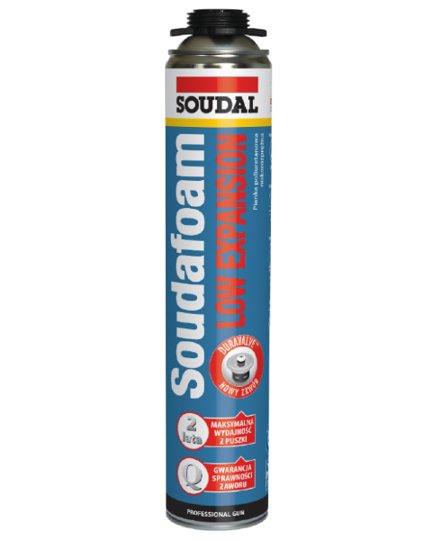 Niskoprężna pianka montażowa 750 ml Low Expansion Soudal