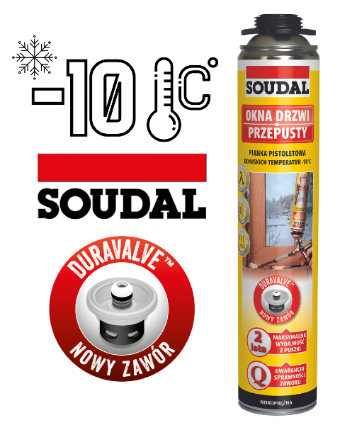 pianka pistoletowa montażowa winter soudal