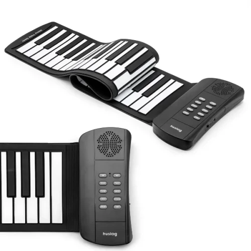 mini pianino elektryczne dla dzieci Huslog ZE-0126 - elastyczne, możliwość złożenia