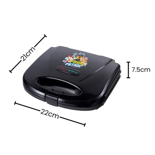 Opiekacz do kanapek Psi Patrol 750 W  - wymiary