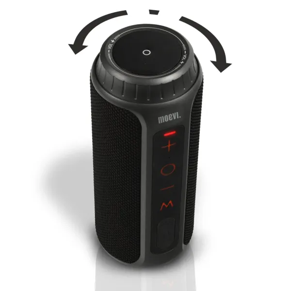 Głośnik przenośny bezprzewodowy Bluetooth czarny Moevi