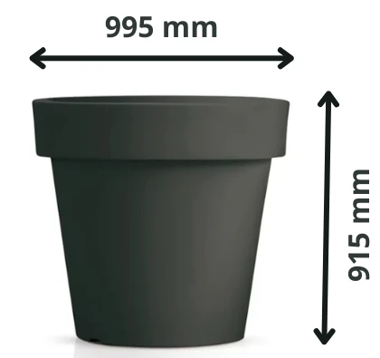 Donica-wielkogabarytowa-430-litrow-antracyt-Lexo-Round-wymiary