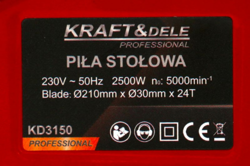 Piła stołowa tarczowa pilarka 2500W KD3150 - prezentacja produktu
