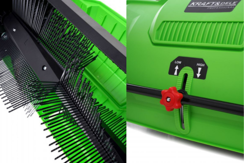 Zamiatarka ręczna do trawy kostki i zbierania liści 53cm KD5424 - prezentacja produktu