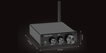 wzmacniacz  stereo - wymiary