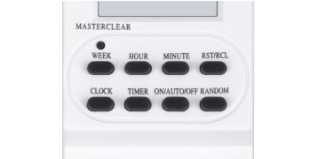 
przyciski do sterowania programatorem