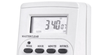 
wyświetlacz programatora czasowego