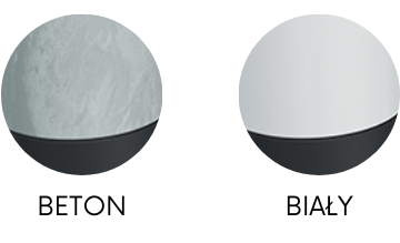 doniczka wisząca w różnych kolorach