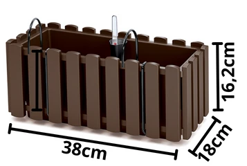 doncizka-na-balkon-prosperplast-boardee-fence-case-brazowa-wymiary