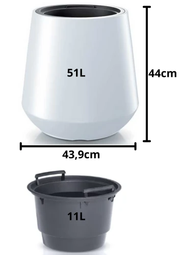 donica okragla z wkladem prosperplast heos wymiary