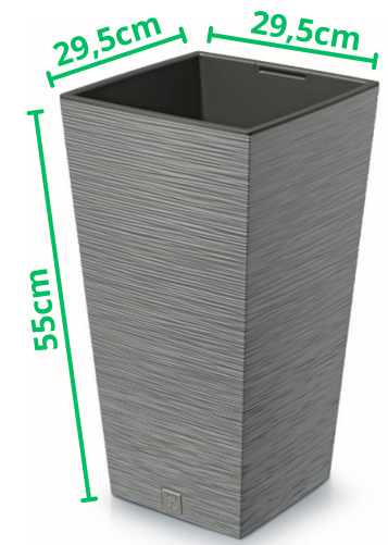 donica na kwiaty wysoka wymiary