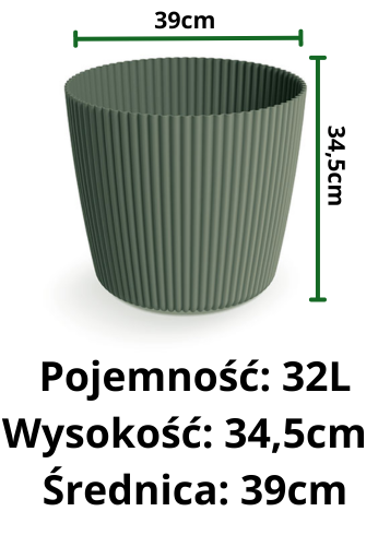 donica na kwiaty DMI400 wymiary