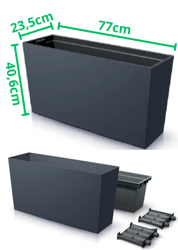 donica prosperplast urbi case m antracyt wymiary