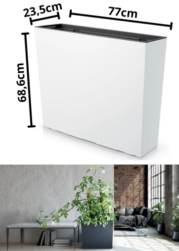 donica wysoka biala prosperplast urbi case tower wymiary